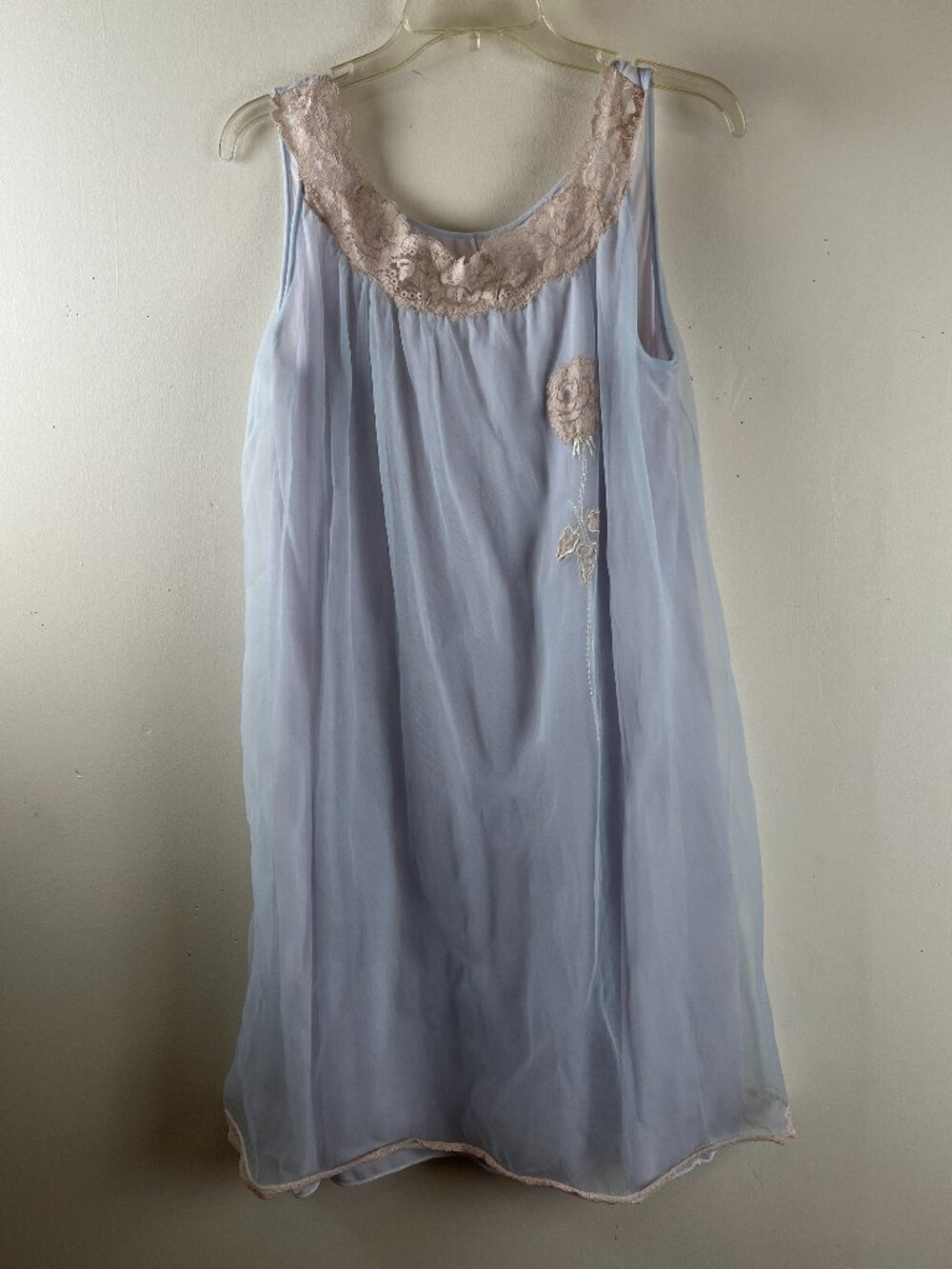 Blue Vintage Aristocraft By Superior Babydoll Nightgown